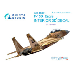 Quinta QD48041 - 1/48 3D-Printed & coloured interior for F-15D GWH kit