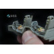 Quinta QD48045 - 1/48 3D-Printed interior for F-16D (block 30/40/50) (Kinetic kit) Quinta QD48045 - 1/48 3D-Printed interior for F-16D (block 30/40/50) (Kinetic kit)