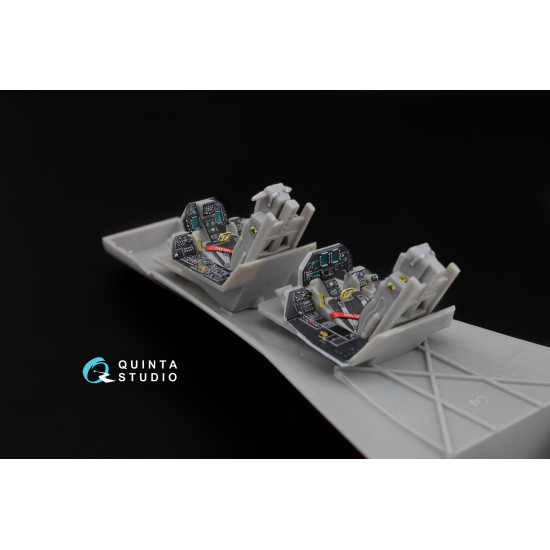 Quinta QD48046 - 1/48 3D-Printed & coloured interior for F-16I (Hasegawa kit) Quinta QD48046 - 1/48 3D-Printed & coloured interior for F-16I (Hasegawa kit)