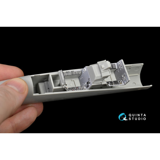 Quinta QD48051 - 1/48 3D-Printed interior for F/A-18F late / EA-18G (Hasegawa)
