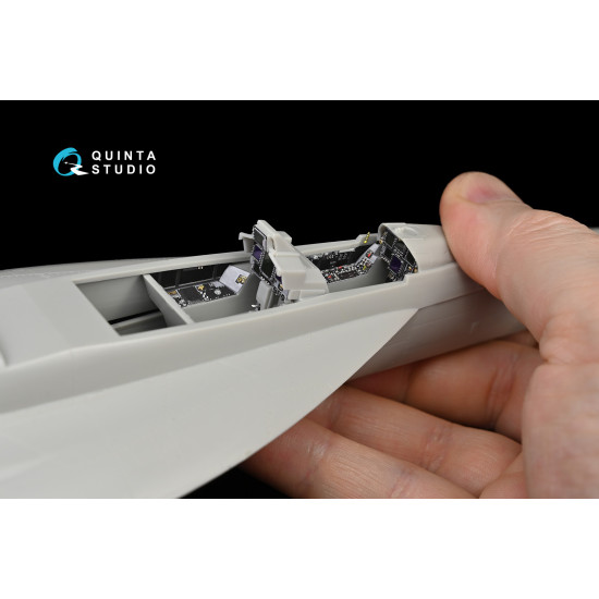 Quinta QD48051 - 1/48 3D-Printed interior for F/A-18F late / EA-18G (Hasegawa)