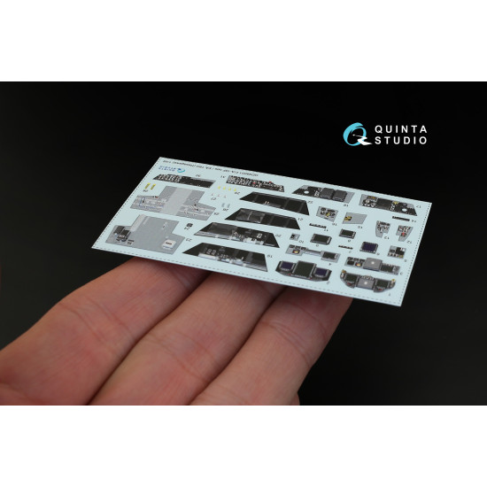 Quinta QD48051 - 1/48 3D-Printed interior for F/A-18F late / EA-18G (Hasegawa)