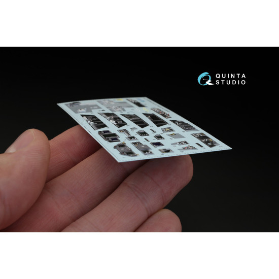 Quinta QD48051 - 1/48 3D-Printed interior for F/A-18F late / EA-18G (Hasegawa)