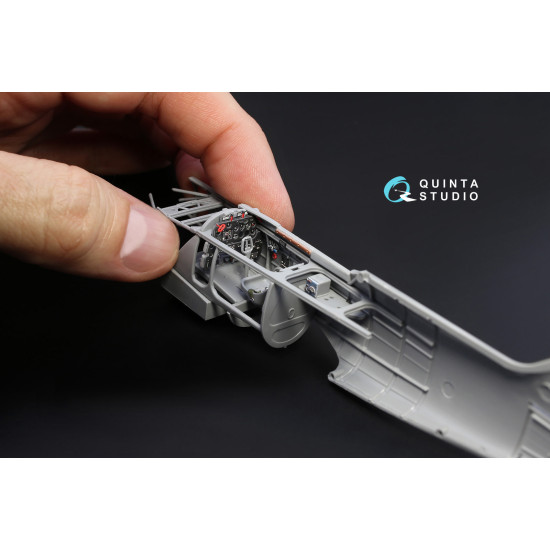 Quinta QD48066 - 1/48 3D-Printed colored interior for La-5FN Zvezda kit