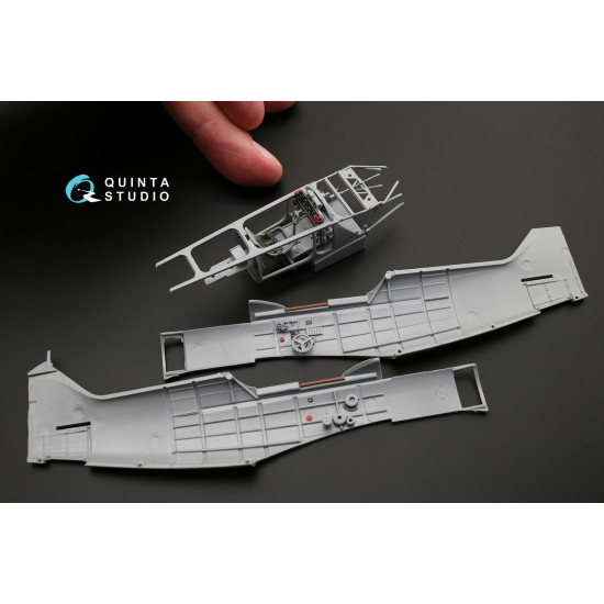 Quinta QD48066 - 1/48 3D-Printed colored interior for La-5FN Zvezda kit
