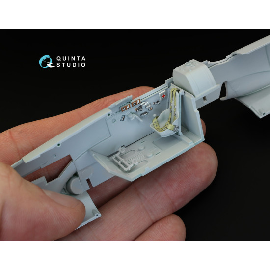 Quinta QD48072 - 1/48 3D Printed & Coloured Interior for Il-2 Single Seat (Zvezda)