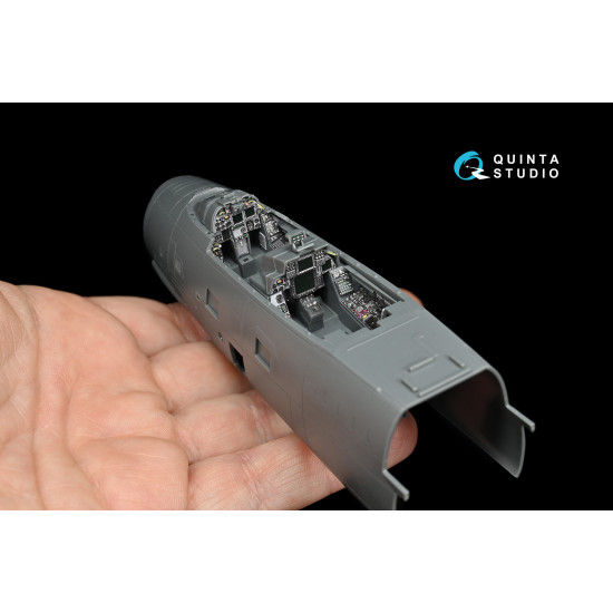 Quinta QD48074 - 1/48 3D-Printed coloured interior for F-14D AMK kit Quinta QD48074 - 1/48 3D-Printed coloured interior for F-14D AMK kit