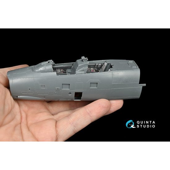 Quinta QD48074 - 1/48 3D-Printed coloured interior for F-14D AMK kit Quinta QD48074 - 1/48 3D-Printed coloured interior for F-14D AMK kit
