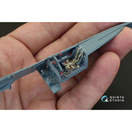 Quinta QD48079 - 1/48 FW 190A-3 3D-Printed & Coloured Interior (for Eduard Kit) Quinta QD48079 - 1/48 FW 190A-3 3D-Printed & Coloured Interior (for Eduard Kit)