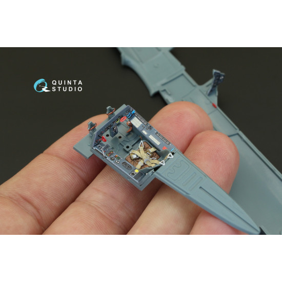 Quinta QD48079 - 1/48 FW 190A-3 3D-Printed & Coloured Interior (for Eduard Kit) Quinta QD48079 - 1/48 FW 190A-3 3D-Printed & Coloured Interior (for Eduard Kit)