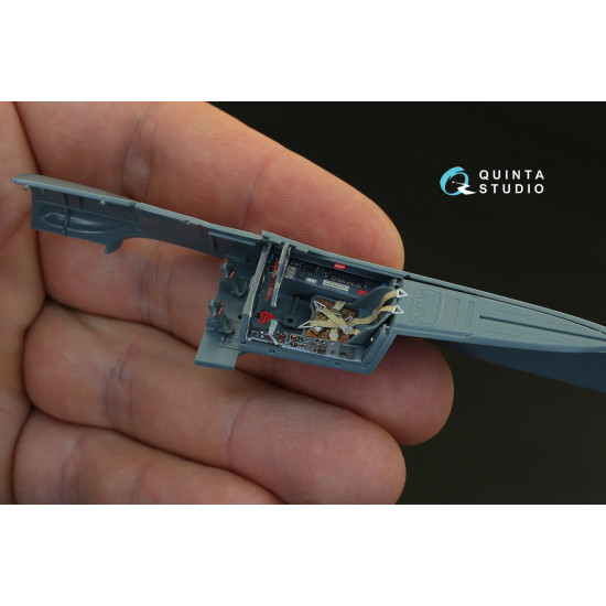 Quinta QD48080 - 1/48 3D-Printed coloured interior for FW 190A-4 Eduard kit Quinta QD48080 - 1/48 3D-Printed coloured interior for FW 190A-4 Eduard kit