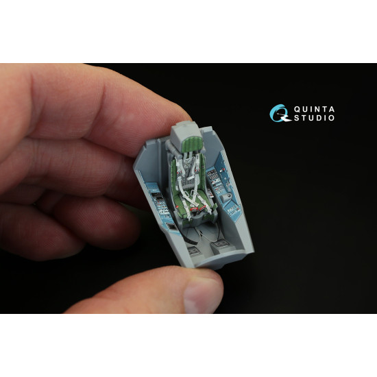 Quinta QD48082 - 1/48 3D-Printed & coloured interior for Su-57 Zvezda kit