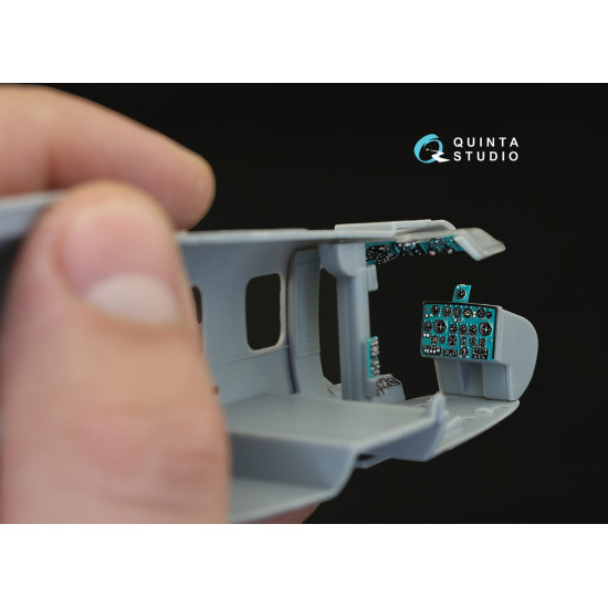 Quinta studio's QD48084 - 1/48 Interior 3D decal for Mi-2 (Aeroplast kit)