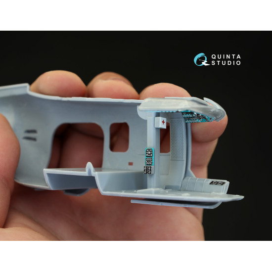 Quinta studio's QD48084 - 1/48 Interior 3D decal for Mi-2 (Aeroplast kit)