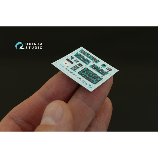 Quinta studio's QD48084 - 1/48 Interior 3D decal for Mi-2 (Aeroplast kit)