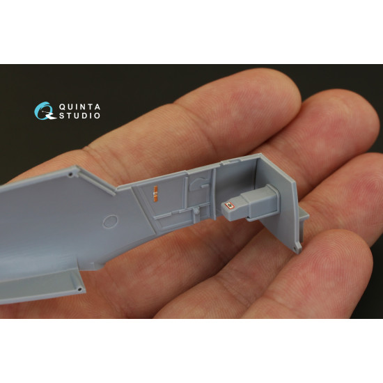 Quinta QD48085 - 1/48 3D-Printed coloured interior for Bf 109F-2/F-4 Zvezda