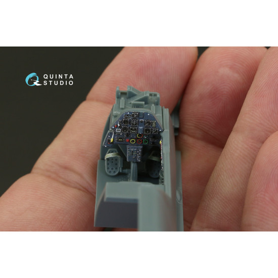 Quinta studio's QD48086 - 1/48 Interior 3D decal for Bf 109E-1/E-3 (Eduard kit)