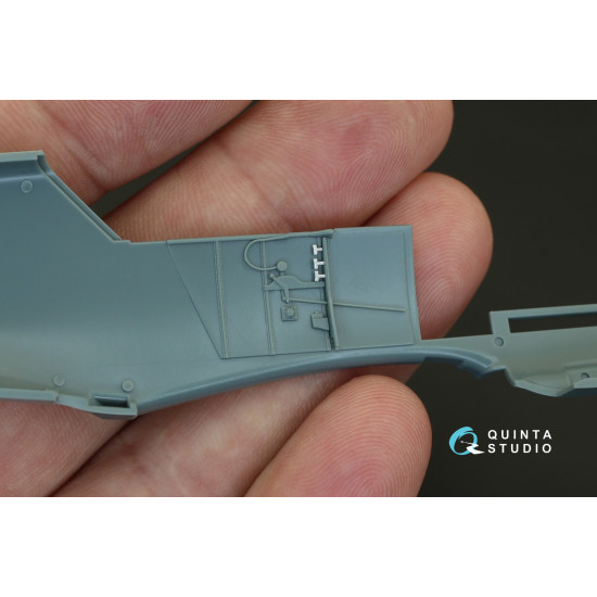 Quinta studio's QD48086 - 1/48 Interior 3D decal for Bf 109E-1/E-3 (Eduard kit)
