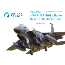 Quinta QD48090 - 1/48 3D-Printed & coloured interior for F-15E (GWH kit)