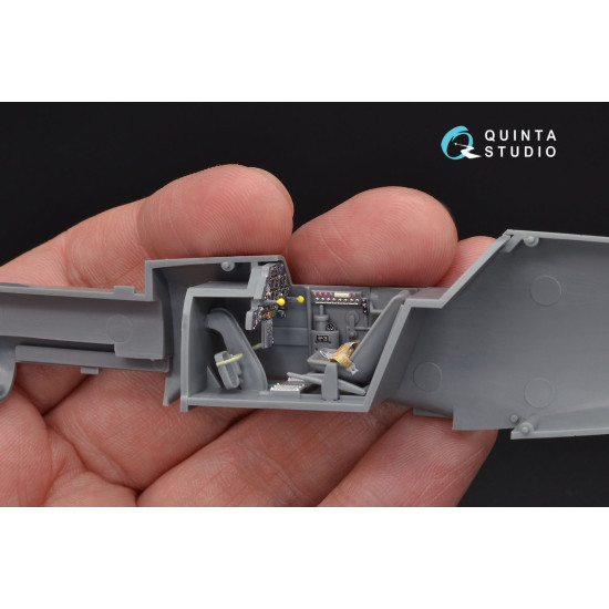 Quinta QD48097 - 1/48 3D Printed coloured Interior for Bf 109E Tamiya kit