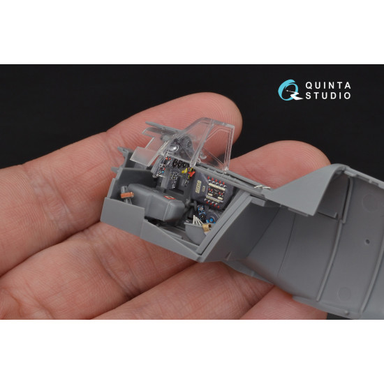 Quinta QD48103 - 1/48 3D-Printed coloured interior for Bf 109G-6 Tamiya kit