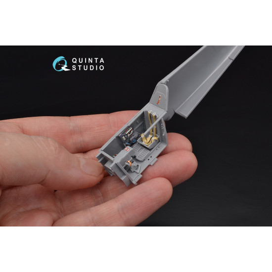 Quinta QD48104 - 1/48 3D-Printed & Coloured Interior for Bf 109G-6 (Zvezda Kit)