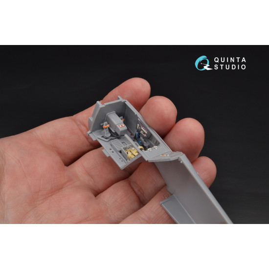 Quinta QD48104 - 1/48 3D-Printed & Coloured Interior for Bf 109G-6 (Zvezda Kit)