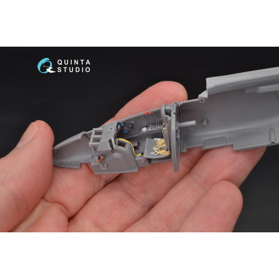 Quinta QD48106 - 1/48 3D-Printed coloured interior for He-162 Tamiya kit Quinta QD48106 - 1/48 3D-Printed coloured interior for He-162 Tamiya kit