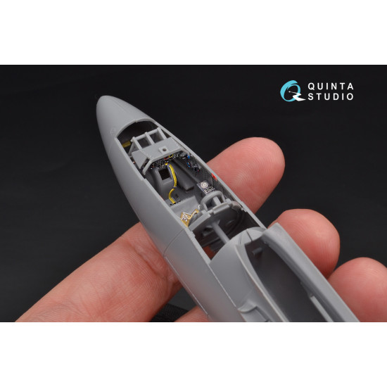 Quinta QD48106 - 1/48 3D-Printed coloured interior for He-162 Tamiya kit Quinta QD48106 - 1/48 3D-Printed coloured interior for He-162 Tamiya kit