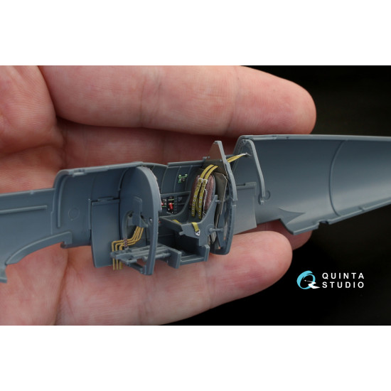 Quinta QD48119 - 1/48 3D-Printedcoloured interior for Spitfire Mk.IX Eduard