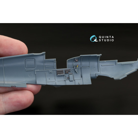 Quinta QD48119 - 1/48 3D-Printedcoloured interior for Spitfire Mk.IX Eduard