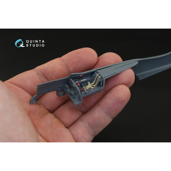 Quinta QD48128 - 1/48 3DPrinted interior for Fw 190 A-8/A-9 (R11) (Mars Models)