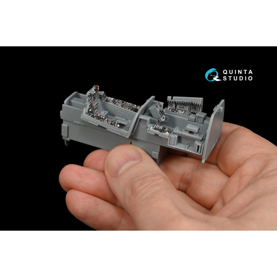 Quinta QD48130 - 1/48 3D-Printed & coloured interior for F-4D early (ZM SWS kit) Quinta QD48130 - 1/48 3D-Printed & coloured interior for F-4D early (ZM SWS kit)