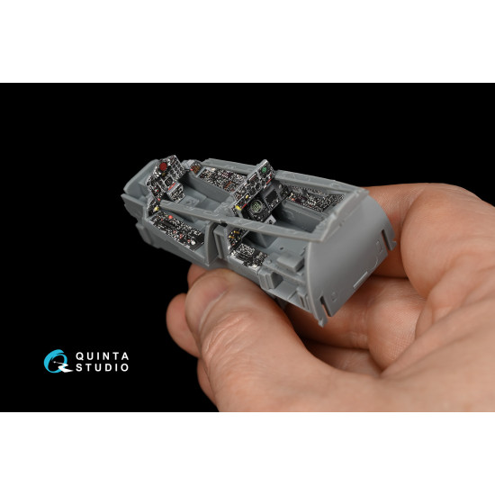 Quinta QD48130 - 1/48 3D-Printed & coloured interior for F-4D early (ZM SWS kit) Quinta QD48130 - 1/48 3D-Printed & coloured interior for F-4D early (ZM SWS kit)