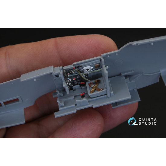 Quinta QD48140 - 1/48 3D-Printed & Coloured Interior for Ki-61-I (Hasegawa Kit)