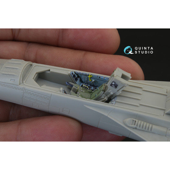 Quinta QD48146 - 1/48 3D-Printed & coloured interior for FCK-1C (AFV club kit)