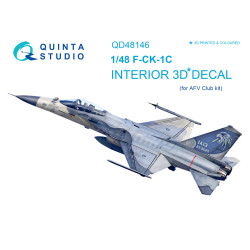 Quinta QD48146 - 1/48 3D-Printed & coloured interior for FCK-1C (AFV club kit)