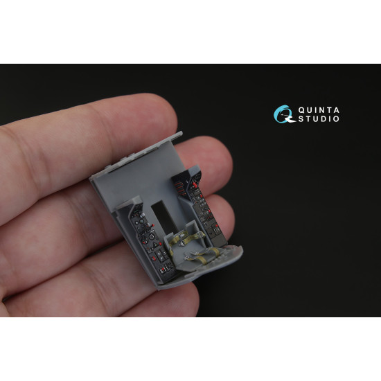 Quinta QD48153 - 1/48 3D-Printed & coloured interior for F4U-5 (Hobby Boss kit)