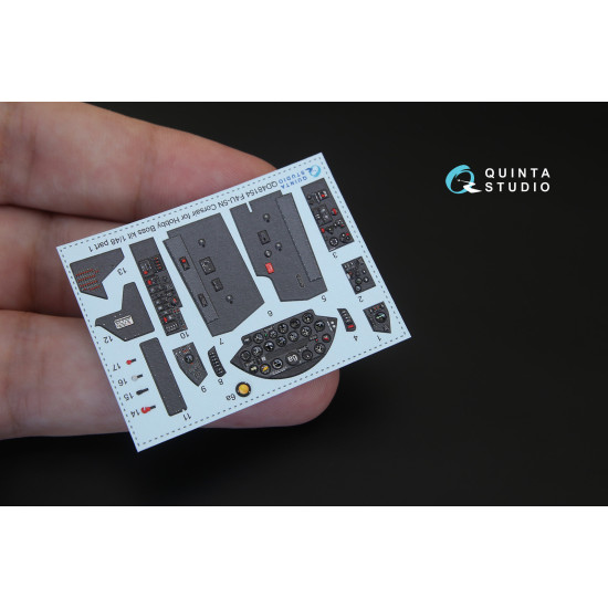 Quinta QD48154 - 1/48 3D Printed & Coloured Interior for F4U-5N (for Hobby Boss) Quinta QD48154 - 1/48 3D Printed & Coloured Interior for F4U-5N (for Hobby Boss)