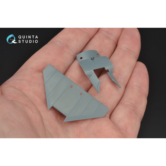 Quinta QD48158 - 1/48 3D-Printed & coloured interior for Fokker Dr.1 Eduard