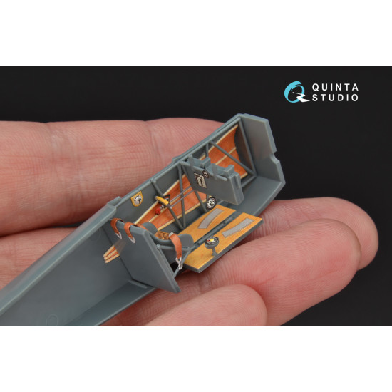 Quinta QD48158 - 1/48 3D-Printed & coloured interior for Fokker Dr.1 Eduard