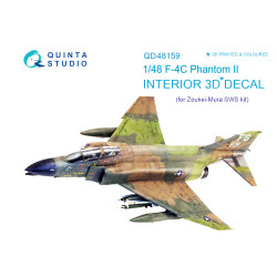 Quinta QD48159 - 1/48 3D-Printed & coloured interior for F-4C (ZM SWS kit)