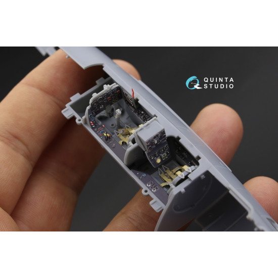 Quinta QD48163 - 1/48 3D-Printed coloured interior for Me 262B-1a HobbyBoss