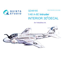 Quinta QD48165 - 1/48 3D-Printed interior for A-6E Intruder (HobbyBoss kit)