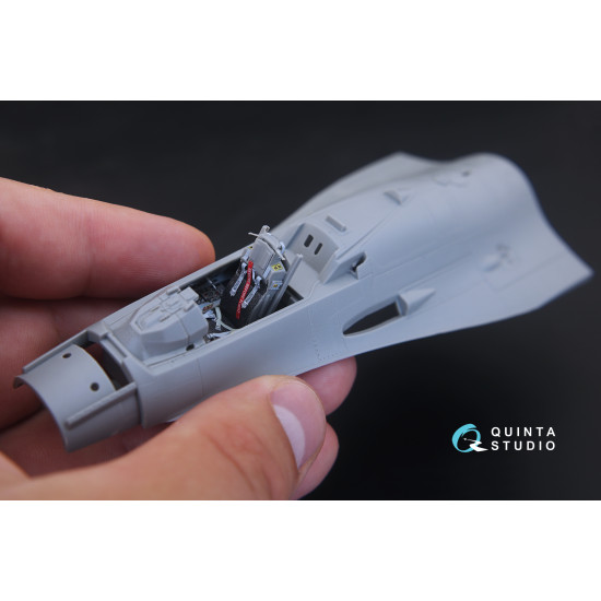 Quinta QD48167 - 1/48 3D-Printed & Coloured Interior for F-16A (Kinetic Kit)