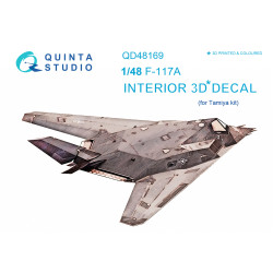 Quinta QD48169 - 1/48 3D-Printed & coloured interior for F-117A (Tamiya kit)