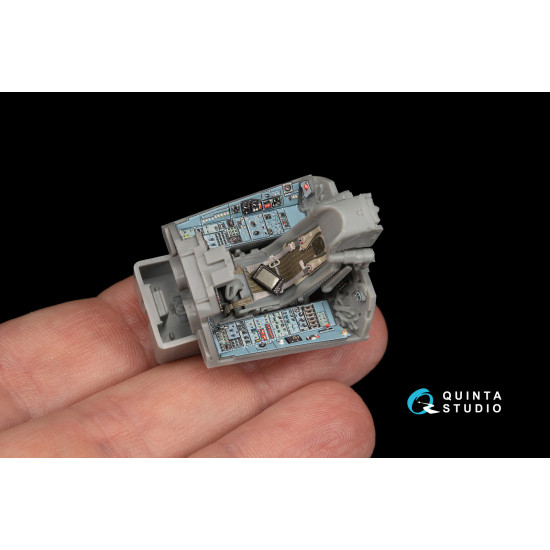 Quinta QD48173 - 1/48 3D-Printed & coloured interior for Su-33 (Minibase kit) Quinta QD48173 - 1/48 3D-Printed & coloured interior for Su-33 (Minibase kit)