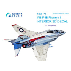 Quintas QD48175 - 1/48 3D-Printed & Coloured Interior for F-4B (Tamiya Kit)