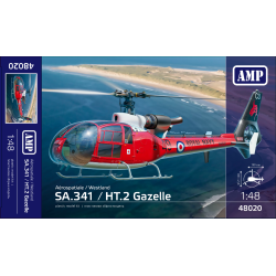 AMP 48-020 - 1/48 - Aérospatiale / Westland Gazelle helicopter plastic model kit