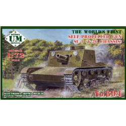 UMT 694 - 1/72 Self-propelled gun SU-1 (T-26 chassis) (rubber tracks) model